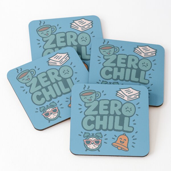 Item preview, Zero Chill: Trendy Whimsical Vector Design with Cheeky Stress Icons designed and sold by TrendznHitz.