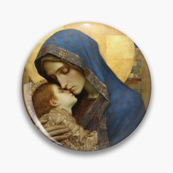 Item preview, Madonna and Child designed and sold by SanctifiedSouls.