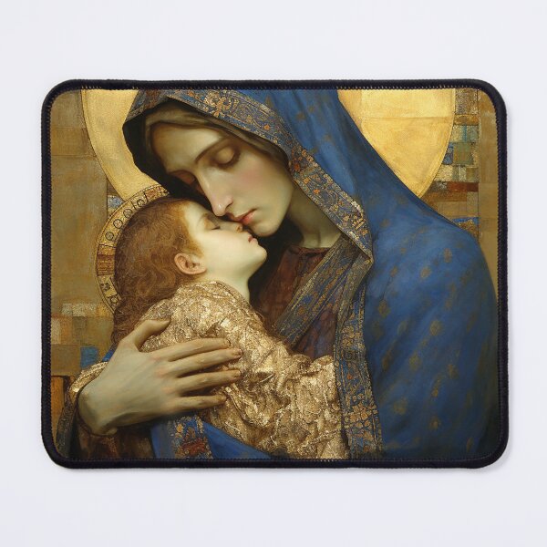 Item preview, Madonna and Child designed and sold by SanctifiedSouls.