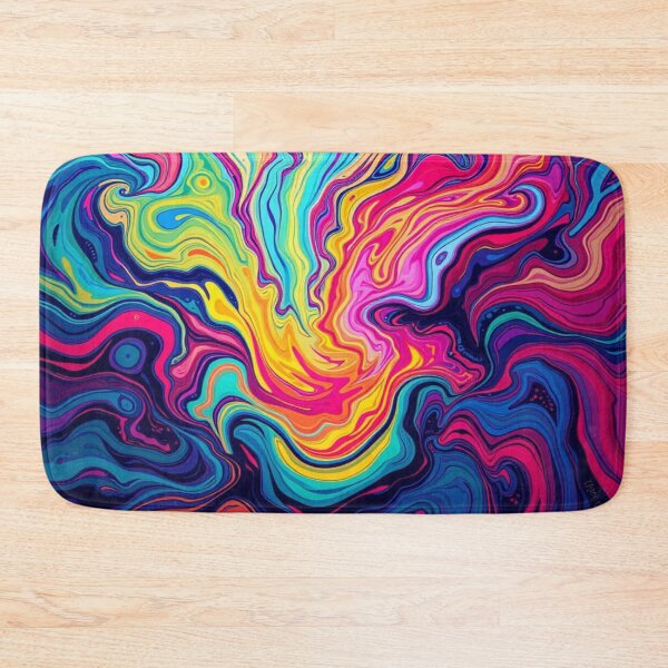 Item preview, Vibrant Abstract Dreamscape – Flood of colors meets dynamic forms in surreal harmony designed and sold by FotoworldEdel.
