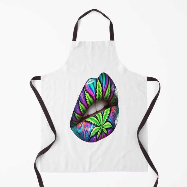 Item preview, Crazy Weed Lips; designed and sold by StickerApe.