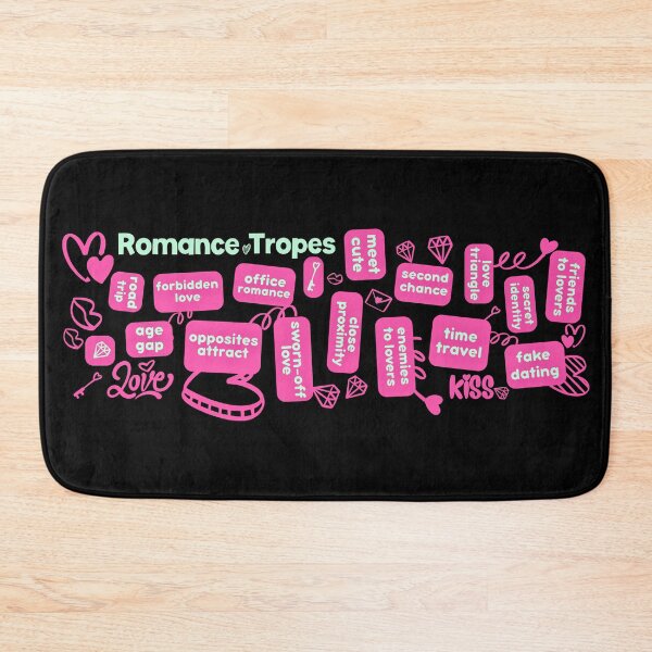 Item preview, Romance Tropes Cutecore Hot Pink Bookmark designed and sold by Renata Illustrata.