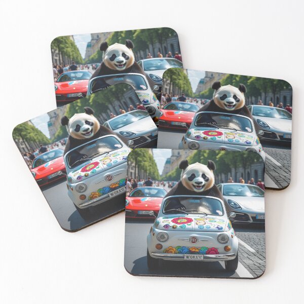 Item preview, Panda Riding Fiat Panda designed and sold by Alpaca Ridge.
