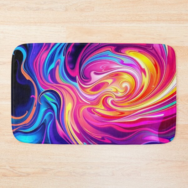Item preview, Vibrant Abstract Dreamscape – Flood of colors meets dynamic forms in surreal harmony designed and sold by FotoworldEdel.