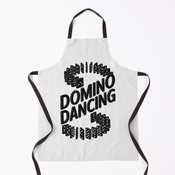 Item preview, Domino Dancing 90s Song  – Retro Black and White Domino Typography Design designed and sold by paulo silveira.