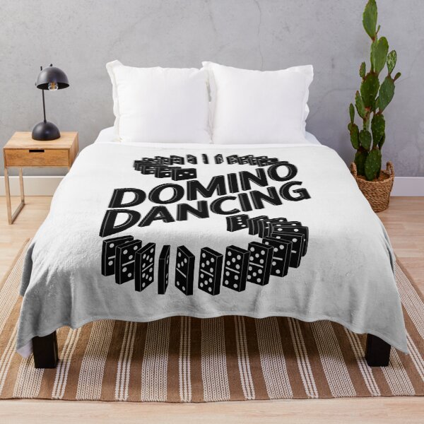 Item preview, Domino Dancing 90s Song – Retro Black and White Domino Typography Design designed and sold by paulo silveira.