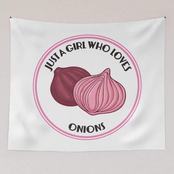 Item preview, Just A Girl Who Loves Onions designed and sold by bolimj.