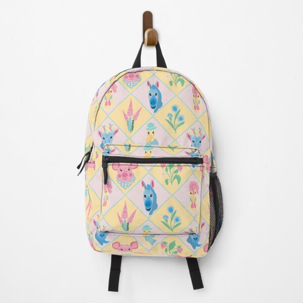 Item preview, Seamless Cartoon Farm Animals Design in Soft Pastel Tones designed and sold by olenapetol.