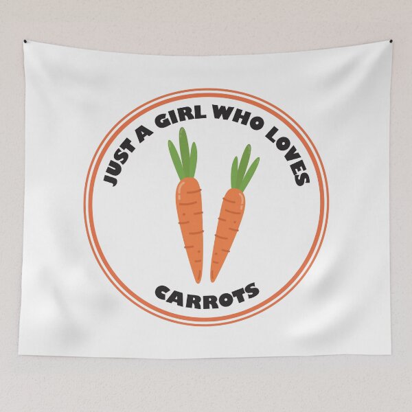 Item preview, Just A Girl Who Loves Carrots  designed and sold by bolimj.