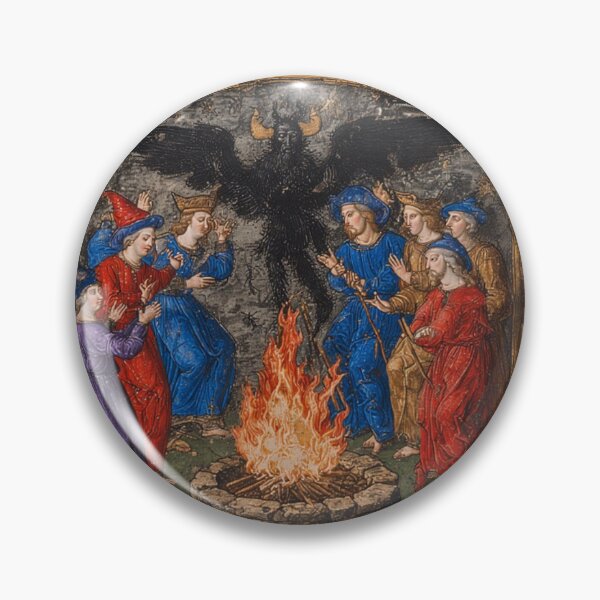 Item preview, Medieval Witches Sabbath Art designed and sold by TheDarkWardrobe.