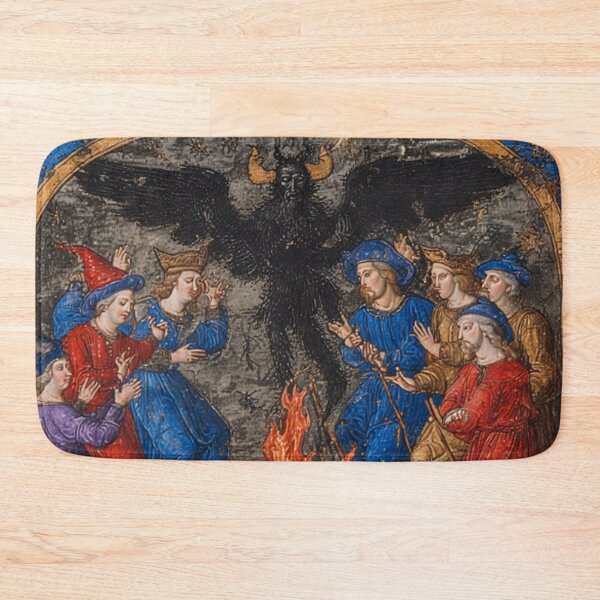Item preview, Medieval Witches Sabbath Art designed and sold by TheDarkWardrobe.