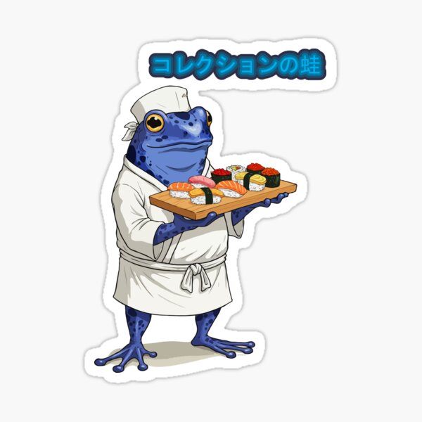 Japanese Frog Collection Sticker
