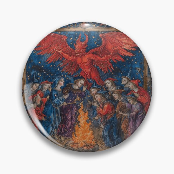 Item preview, Medieval Witches Sabbath Art designed and sold by TheDarkWardrobe.