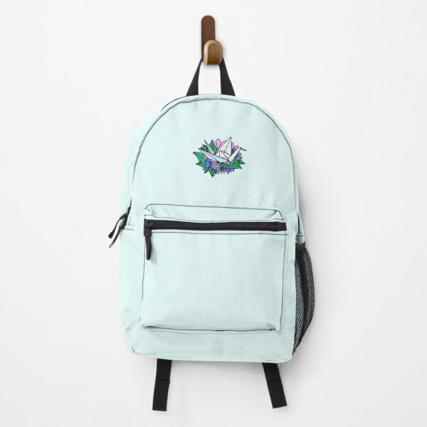 Item preview, Origami Crane blue floral designed and sold by Itinlea.