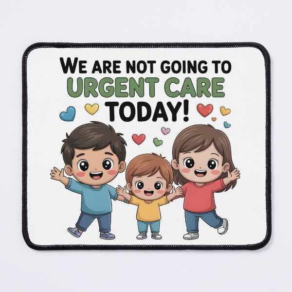 Item preview, We are not going to urgent care today! designed and sold by Stuart Wallace's Extremely Specific & Nice Things.