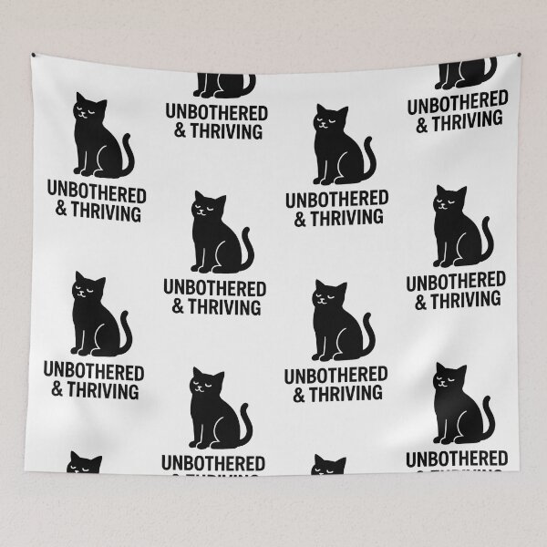 Item preview, UNBOTHERED & THRIVING designed and sold by TheWonkyEaselCo.