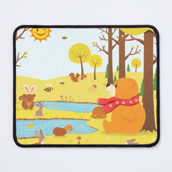 Item preview, Bear sitting under tree. designed and sold by MADandSANE-MArt.