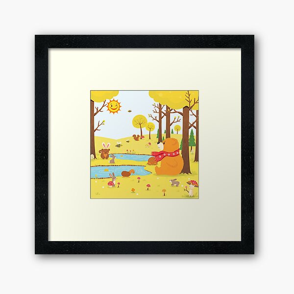 Aperçu de l'œuvre Ours assis sous un arbre. créée et vendue par MADandSANE-MArt.