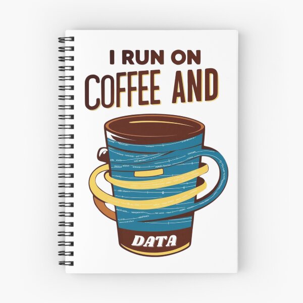Item preview, I run on Coffee and data designed and sold by Forest Aura Vibes.