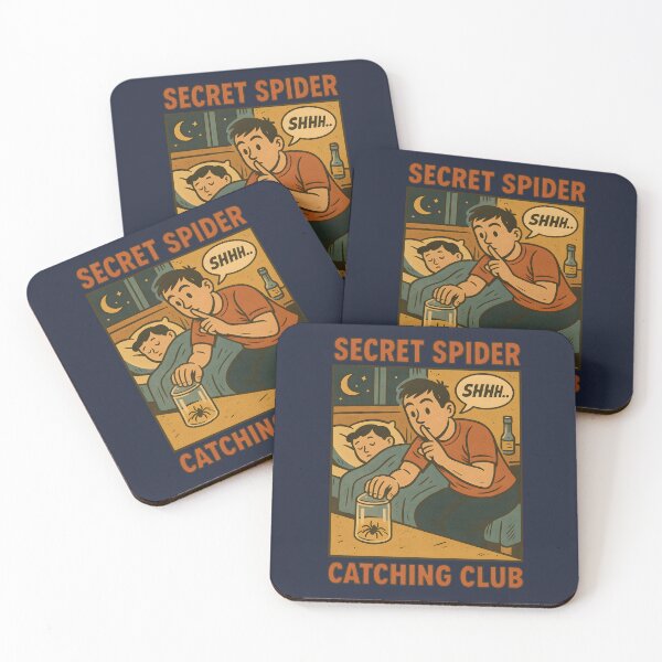 Item preview, Secret Spider Catching Club – Vintage Comic Style designed and sold by celtveor.
