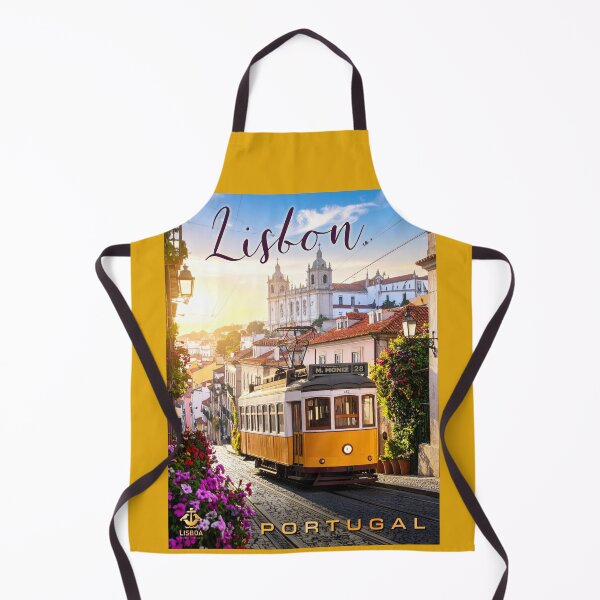 Item preview, Vintage-style Lisbon Tram Travel Poster designed and sold by travelwitheric.