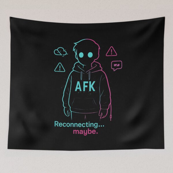 Item preview, AFK Reconnecting… Maybe designed and sold by MysticArtisan.