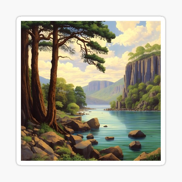 Artikel-Vorschau von Erstaunliche Kunstwerke mit Berglandschaft, designt und verkauft von LoryJoe.