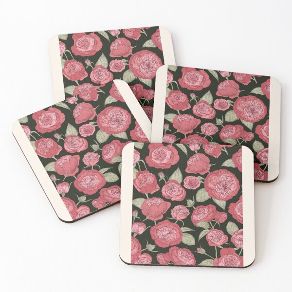 Item preview, Flower garden - Jardin de Fleurs - Print Collection - Dark elegant botanical aesthetic designed and sold by Jackie.Bloom.
