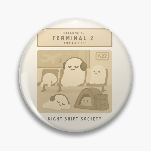 Item preview, Night shift society - Funny Travel Moments designed and sold by HolaNomad.