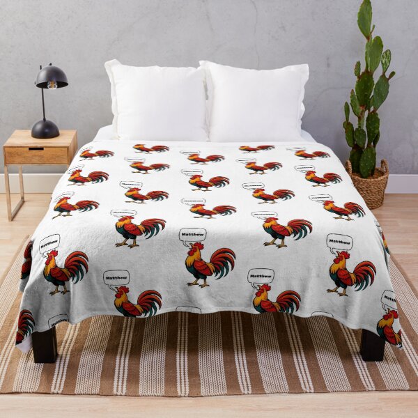 Item preview, Rooster Crowing Matthew designed and sold by Tractor Dog.