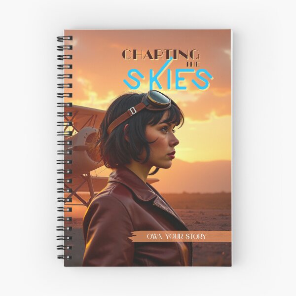 Item preview, Charting the Skies - Spiral Notebook designed and sold by Ink & Destiny.