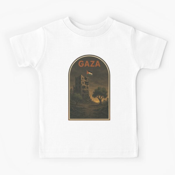 Item preview, Gaza – Symbolic Vintage Poster of Resilience and Hope designed and sold by hlldz.