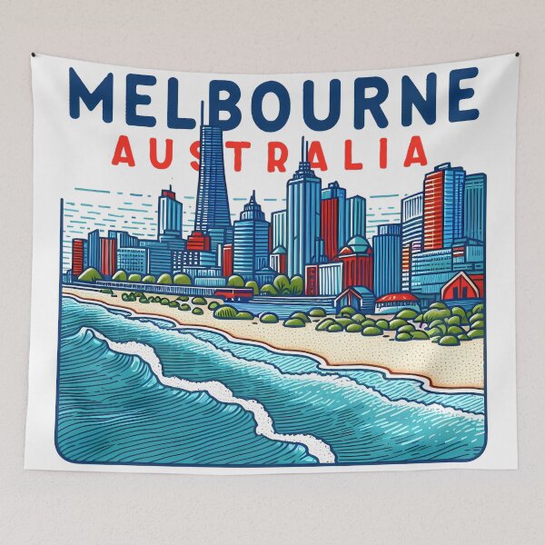 Item preview, Melbourne Australia  designed and sold by WanderlustCoCo.
