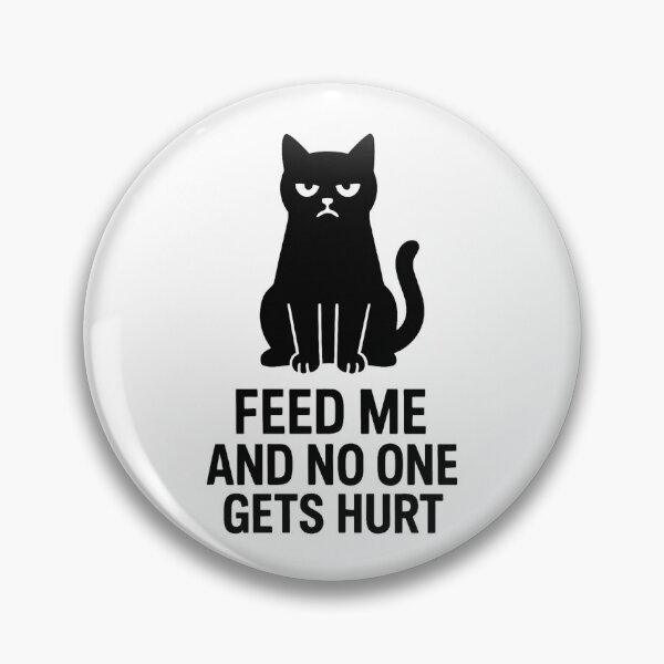 Item preview, FEED ME AND NO ONE GETS HURT designed and sold by TheWonkyEaselCo.