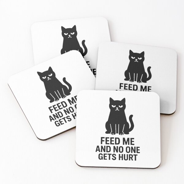 Item preview, FEED ME AND NO ONE GETS HURT designed and sold by TheWonkyEaselCo.