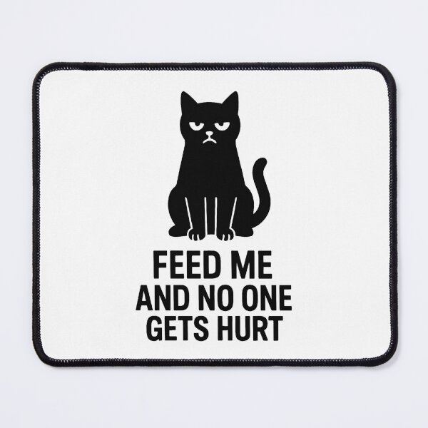 Item preview, FEED ME AND NO ONE GETS HURT designed and sold by TheWonkyEaselCo.