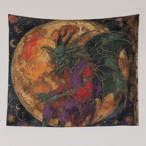 Item preview, Medieval Devil Art designed and sold by TheDarkWardrobe.