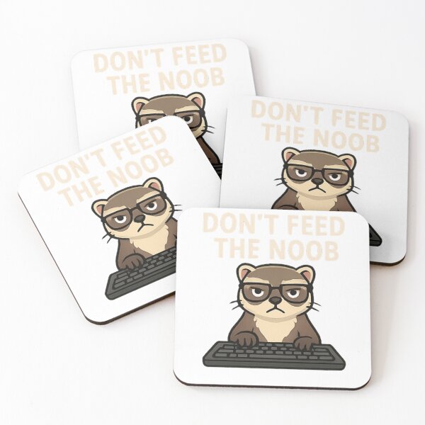 Item preview, Don’t Feed the Noob Ferret designed and sold by DAYandMONTH.