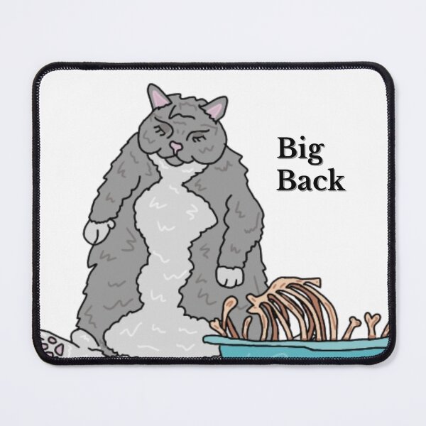 Item preview, Big Back Fat Cat designed and sold by gooby-designs.