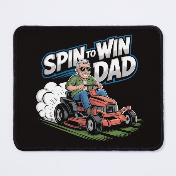 Item preview, Father Mows Best Gardener Dad Lawn Care – Spin to Win Dad Shirt designed and sold by Slavicsoul.