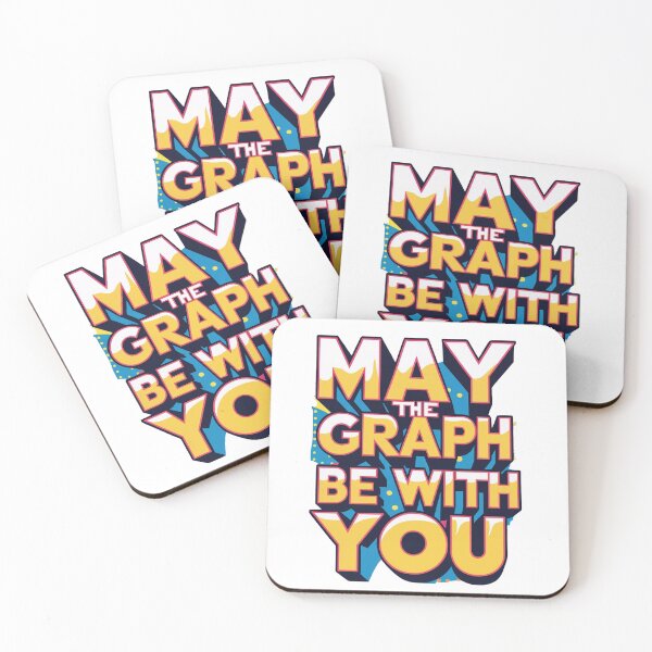 Item preview, May the Graph be with you nerdy design designed and sold by Forest Aura Vibes.