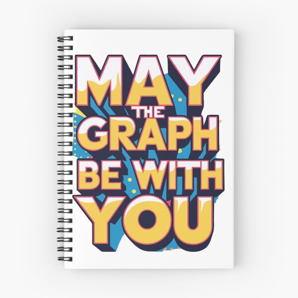 Item preview, May the Graph be with you nerdy design designed and sold by Forest Aura Vibes.