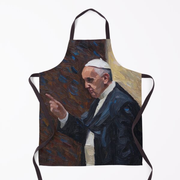Item preview, Pope Francis | Post-impressionist painting style designed and sold by ComicsFactory.
