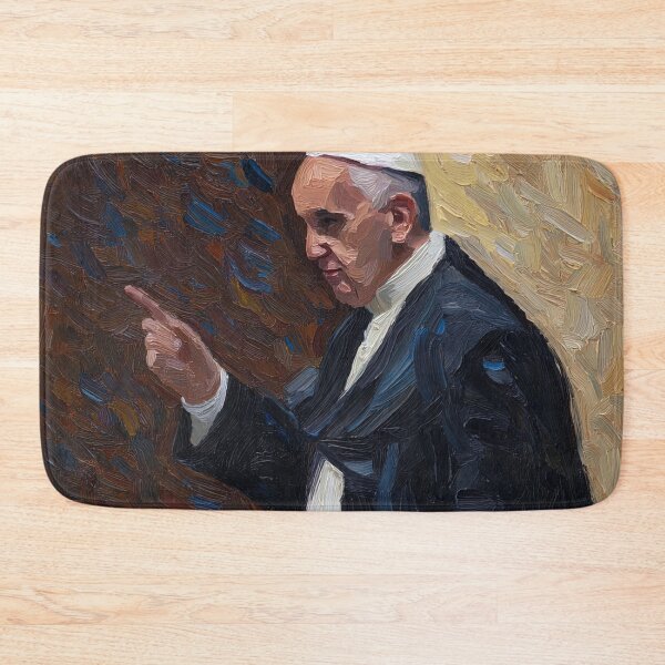 Item preview, Pope Francis | Post-impressionist painting style designed and sold by ComicsFactory.