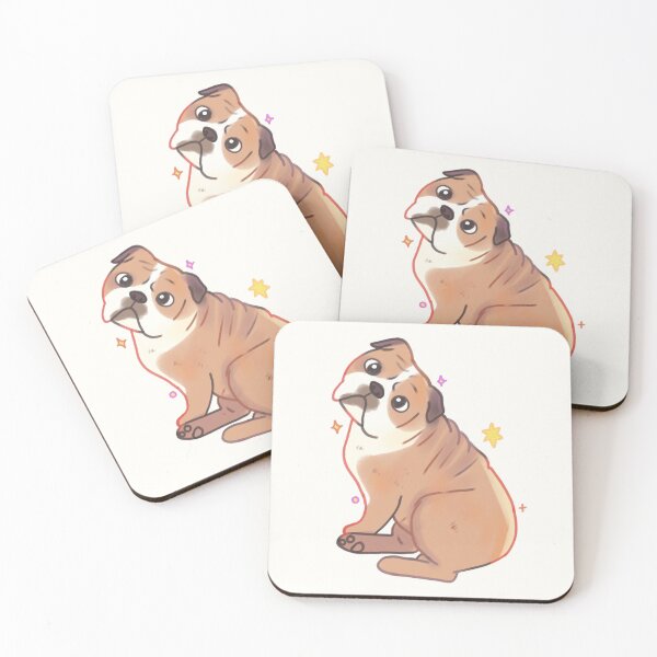 Item preview, bulldog illustration  designed and sold by Mayarartsy.