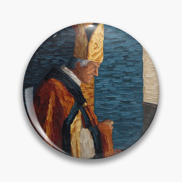 Item preview, Pope Gregory I | Post-impressionist painting style designed and sold by ComicsFactory.