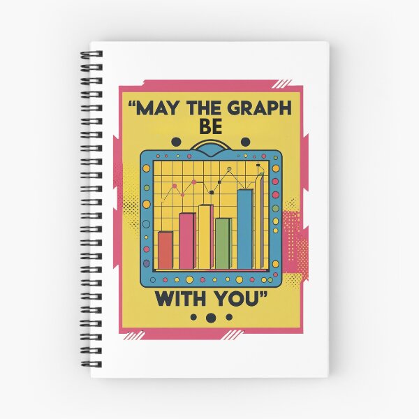 Item preview, May the Graph be with you - Nerdy design designed and sold by Forest Aura Vibes.