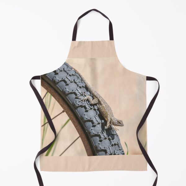 Item preview, Fence Lizard Exploring a Bicycle Tire designed and sold by CarolM.