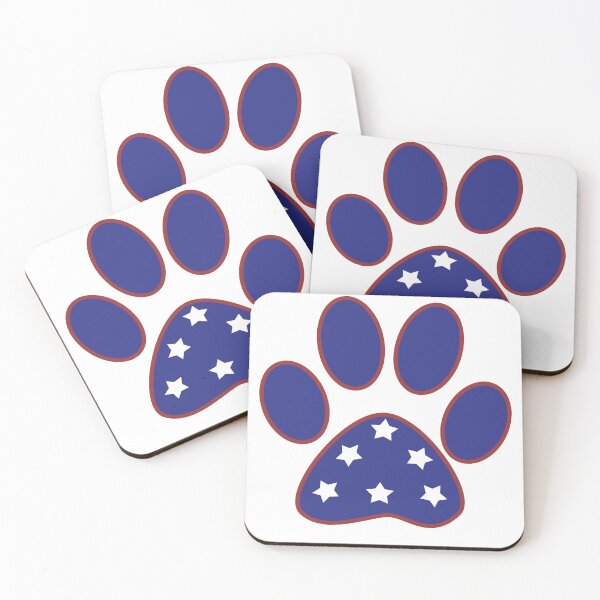 Item preview, Patriotic Paw Print designed and sold by PopPucks.