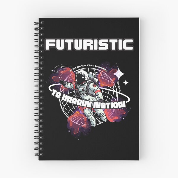 Item preview, WORLDWIDE FUTURISTIC ASTRONAUT TAKING OFF TO IMAGIN NATION (IMAGINATION) designed and sold by deeplistic.